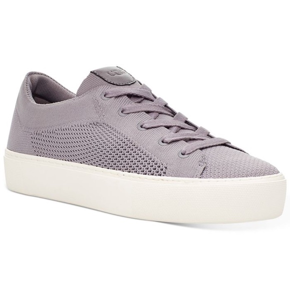 UGG Women's Zilo Knit Soft Amethyst Sneakers Trainers COMFORTABLE FLAT SHOES 8 - Picture 3 of 11